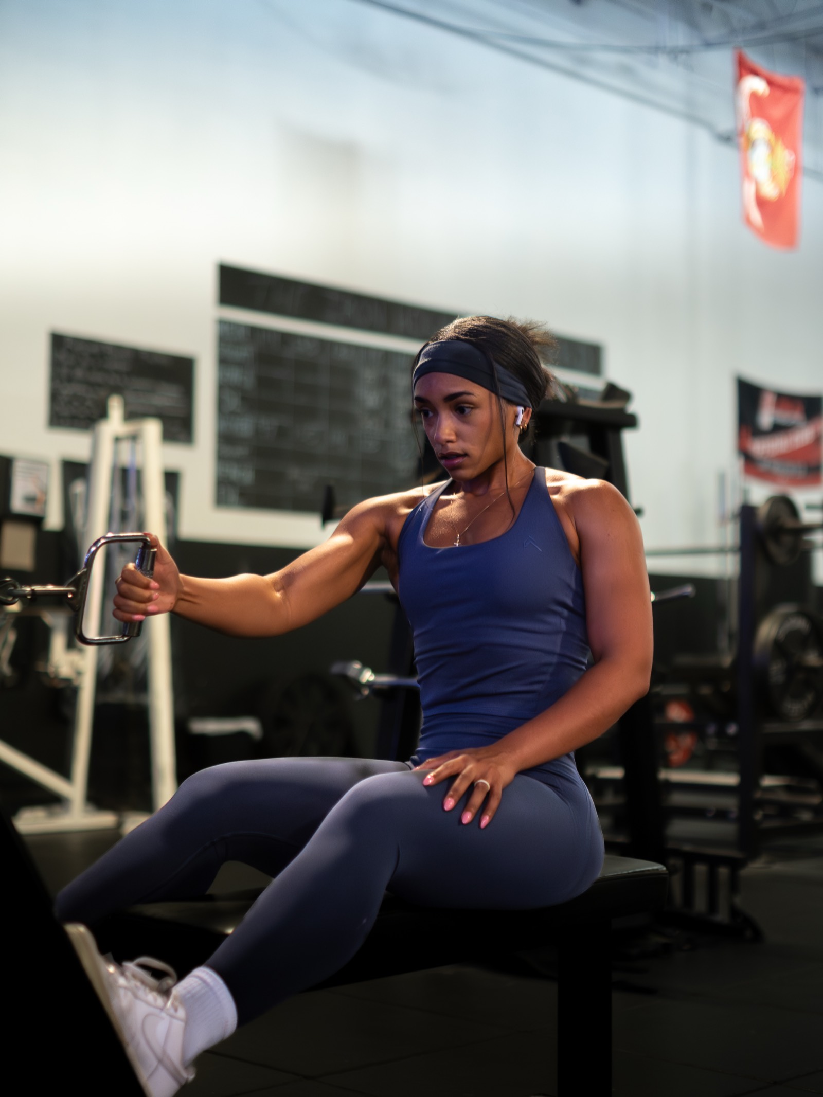 Cable row training